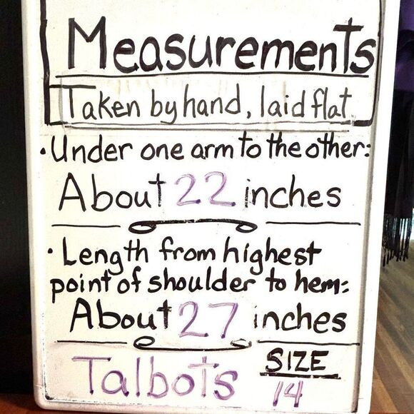 Talbots 14 Non-iron cotton rose pink sleeveless button front collared spandex bl - Picture 8 of 8